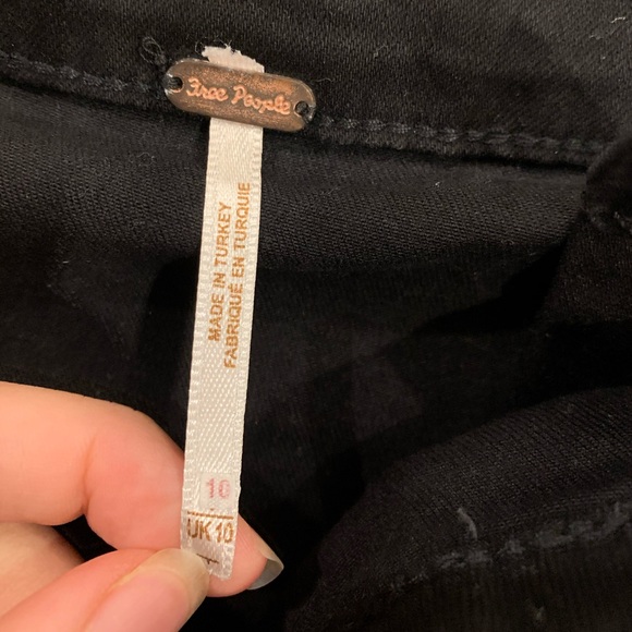 Free People Black Mini Skirt - Picture 3 of 4